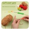 Crochet Kit for Beginners 6 Pcs Crochet Potted Flowers Kit Red Complete Crochet Kit for Beginners Adults with Step by Step Instructions and Video