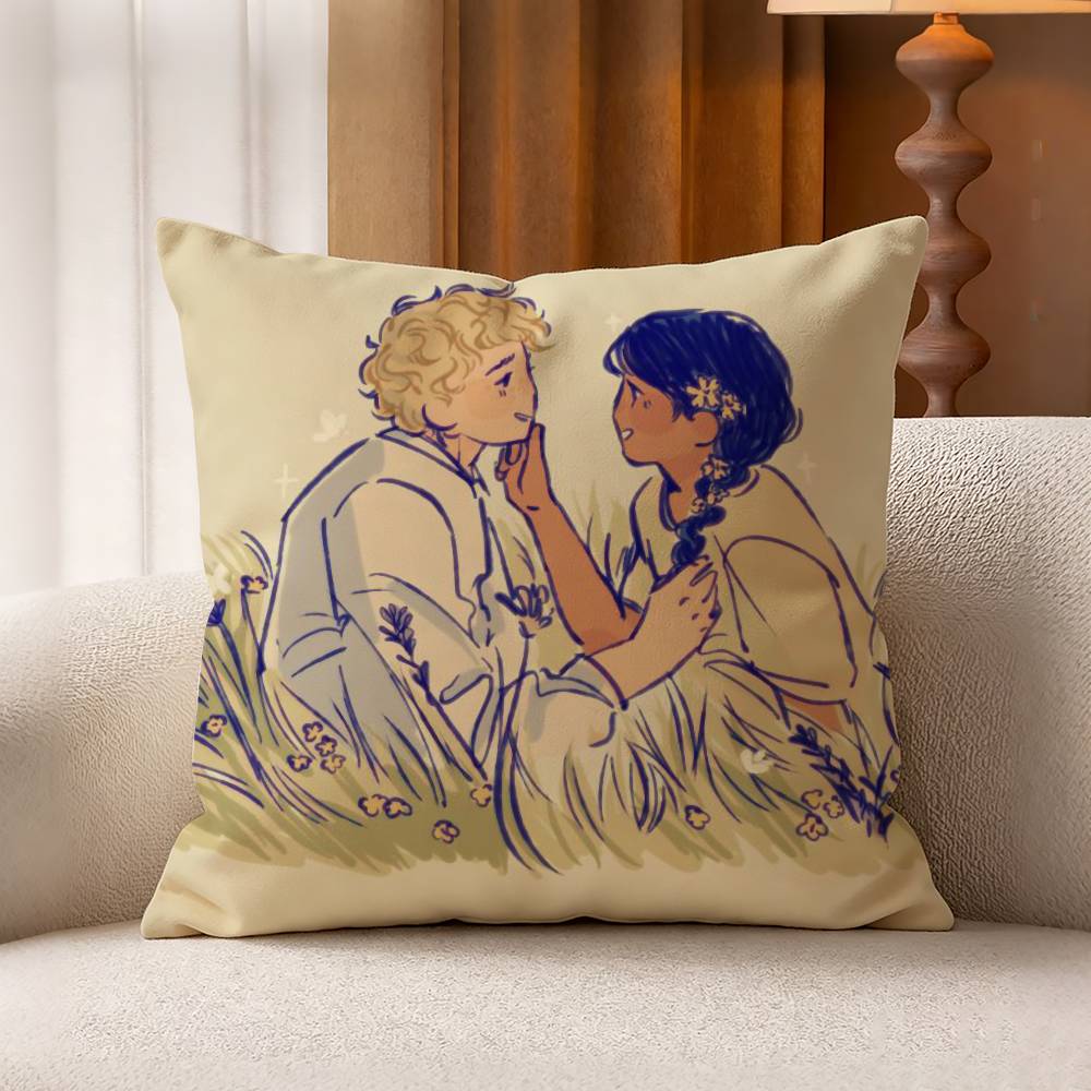 The HHunger GGames Pillow Case Pattern Printed Pillowcase For Living Room Sofa Cushion Cover
