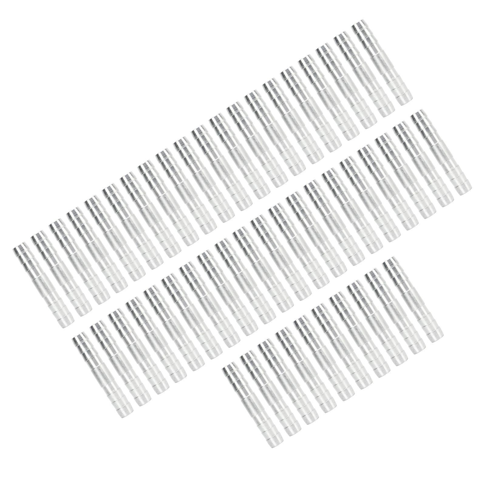 

50 шт. Алюминиевый универсальный высокопрочный штуцер-ёлочка для шланга кондиционера, соединитель-ёлочка для шланга хладагента 5/8 дюйма