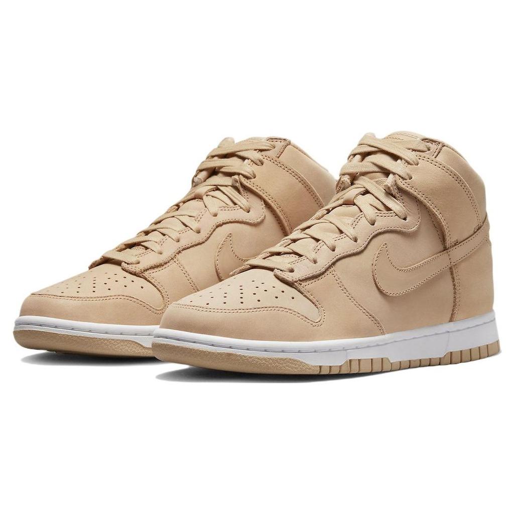 Nike Damskie Dunk High Premium Vachetta Tan Damskie Trampki Białe DX2044-201