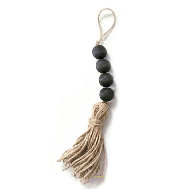 

Tassel Farmhouse Beads Room Decor Rustic Wedding Vase Ornament Wood Material 1