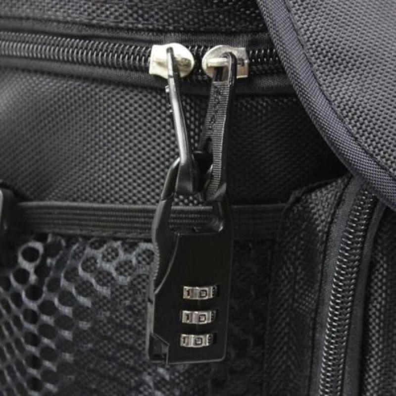 5pcs Mini Padlock Aluminum Alloy Luggage Locks Resettable 3 Combination Digit Code Number Combination Suitcase Password Lock