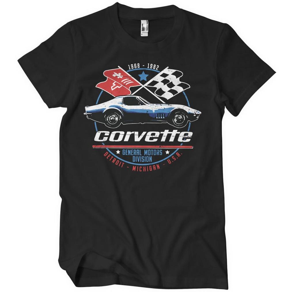 T-Shirt Licenza Ufficiale Chevrolet Corvette C3 Divisione GM Taglia S-5XL