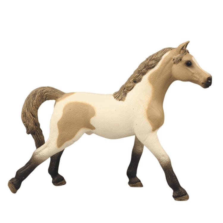 Cross-Border Quarter Horse White Pony Model Toy with Scene Accessories for Early Education