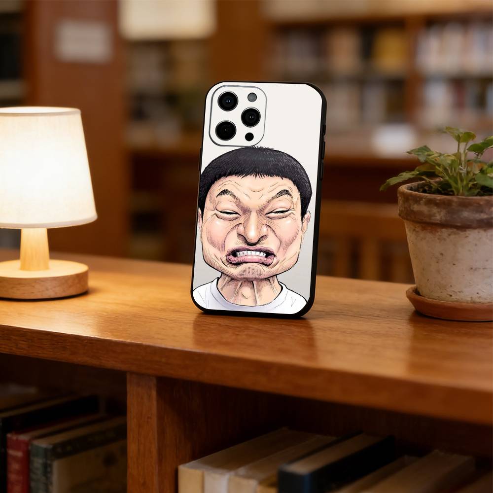 Silly Cartoons  Phone Case For iPhone 17,16,15,14,13,12,11 Plus,Pro Max,XS,Soft Silicone Black Cover