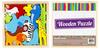 Wooden Puzzle 12 Elements Animals Mega Creative