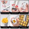 Cookie Press Gun Kit Stainless Steel Biscuit Press Cookie Gun Set with 20 Cookie Discs and 4 Nozzles for DIY Biscuit Maker JT441