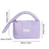 Fashionable Large Capacity Square Handbag Style Makeup Bag Travel Cosmetic Bag Waterproof Polyester Women'S Toiletry Bag