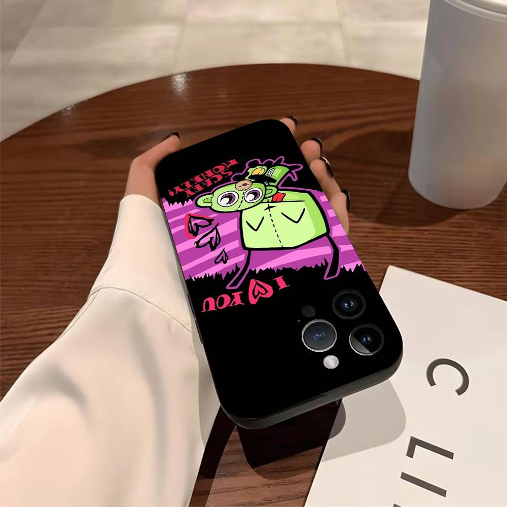 I-Invader Zim Gir   Phone Case for iPhone 17,16,15,14,13,12,11,Pro,X,Xs,Max,Plus Shockproof Cover