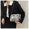Large Capacity Chain Tote Bag Blingbling Evening Party Bag Fashion Female Handbag  Lady Girl