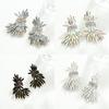 Elegant Light Luxury Alloy Drop Earrings For Women With Modern Geometric Design