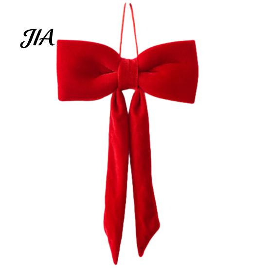 Indoor Festive Wall Decorations Velvet Bow Christmas Decoration, Soft Plush Xmas Tree Elegant Bows for Door Lintels Ornament DIY Wall, Mirror, Wreath,
