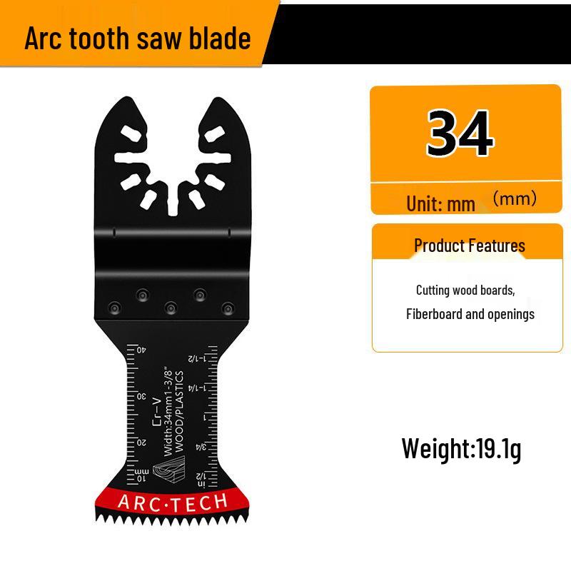 Universal Multifunctional Oscillating Saw Blade for Woodworking and Grinding