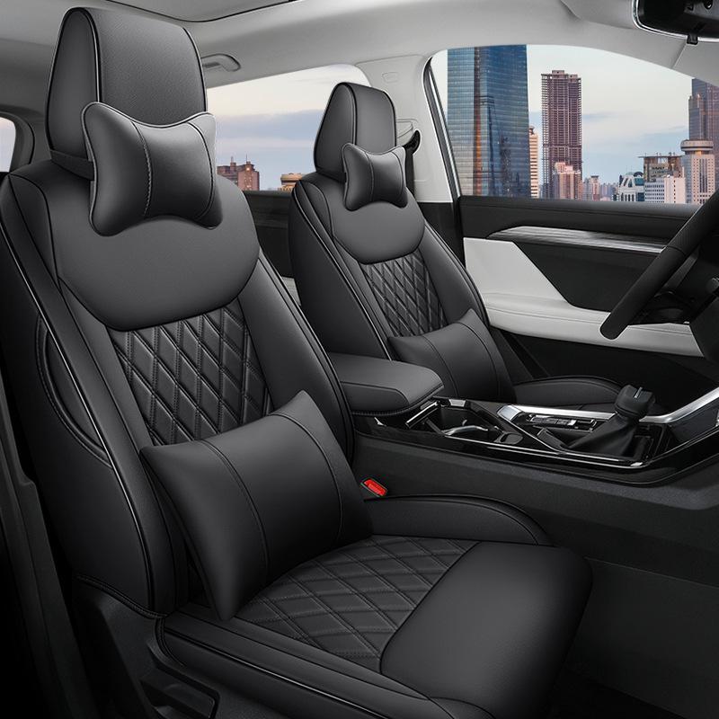 Wuling Xingchen Leather Seat Cover - All-Season, Full-Surround, Universal Fit for 5 Seats