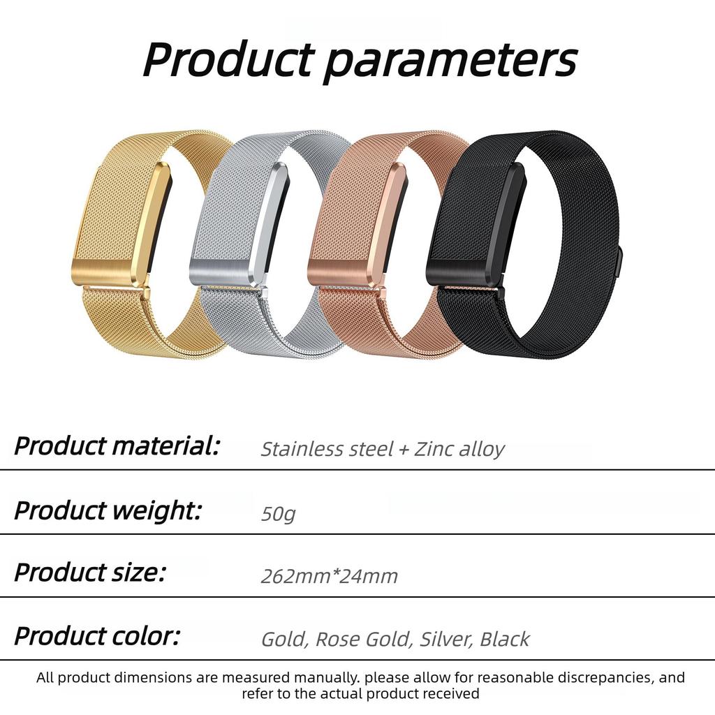 Loop Milanese Per WHOOP 5.0 MG Smart Magnetico Acciaio Inossidabile Cinturino Per WHOOP ONE Braccialetto Per Whoop Life ECG Cinghie Accessori