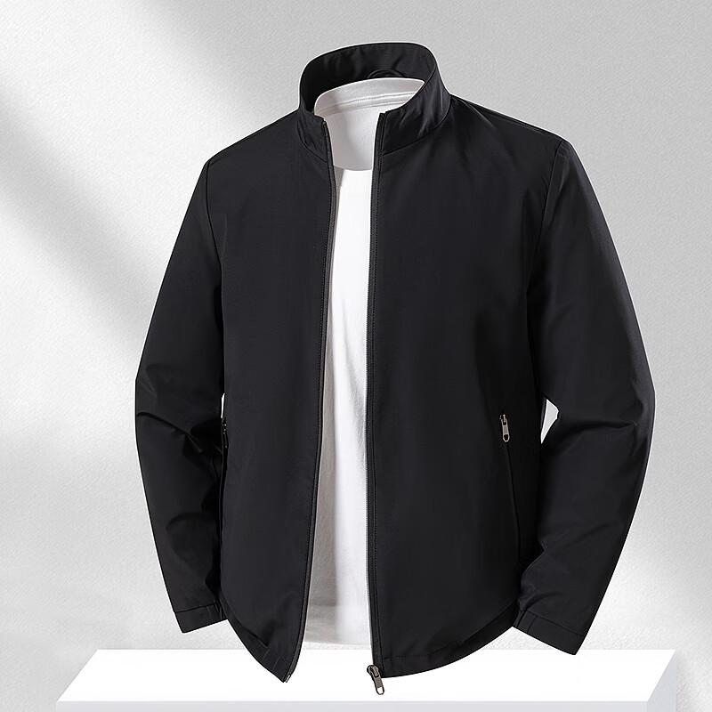 

Men s Smooth Stand-Up Collar Stretch Jacket 2XL