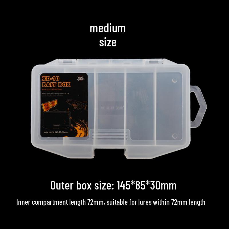 Fishing Tackle Storage Box for Minnow, Hard Bait, and Micro Lure with Single-Sided Design