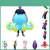 Fun Inflatable Costume For Halloween Featuring Alien And Santa Claus Designs For Adults