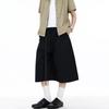 American Cleanfit Pleated Drape Trend New Seven-point Trousers Men's and Women's Loose and Versatile Wide-leg Lazy Casual Trousers