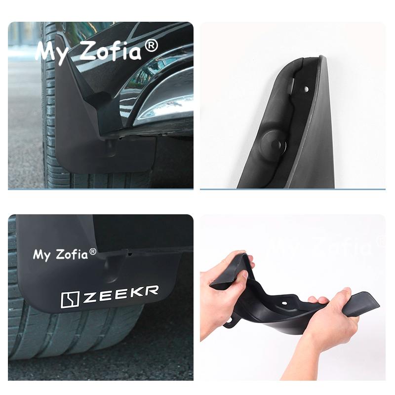 For Zeekr 7x 2025 2026 Car Styling Front And Rear Mudguard Cover  Car Mudguard Splash Guard Fender Mudflap Plate Accessories