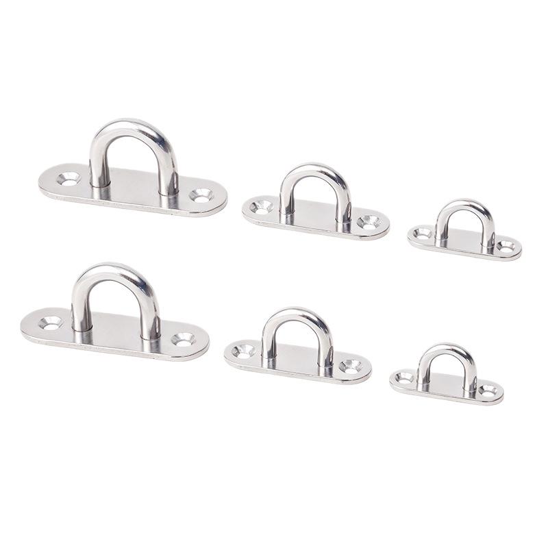 304 Edelstahl Ovaler Türriegel Marine Schnalle Sonnensegel Zubehör