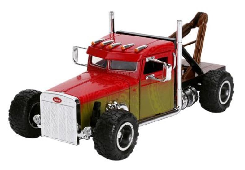 Kyosho Jada Toys Fast Furious Series Custom Truck Finished Model JADA32089 & 1/24 F&F Red/Green (Hobbs & Shaw)