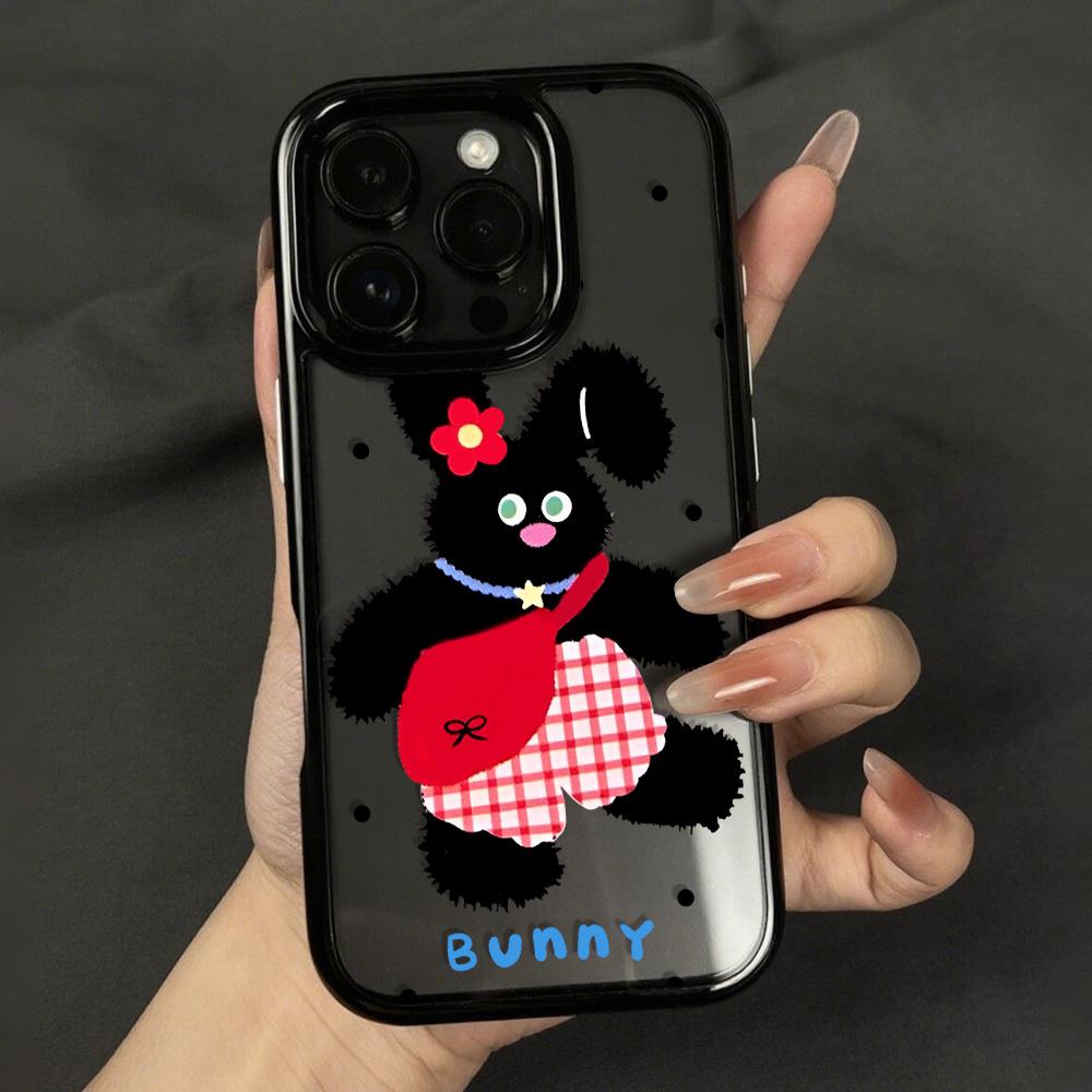 Hasenhülle für iPhone 11 12 13 iPhone 13 14 15 Pro 15 16 Pro Max Samsung A15 A16 A25 A26 A55 A56 S25 S24 S22 S23