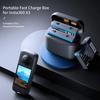 Portable 2/3-Slots Battery Charger Hub for Insta 360 X3 Battery 12V 3A Quick Charger for Insta360 X3 Action Camera Accessories