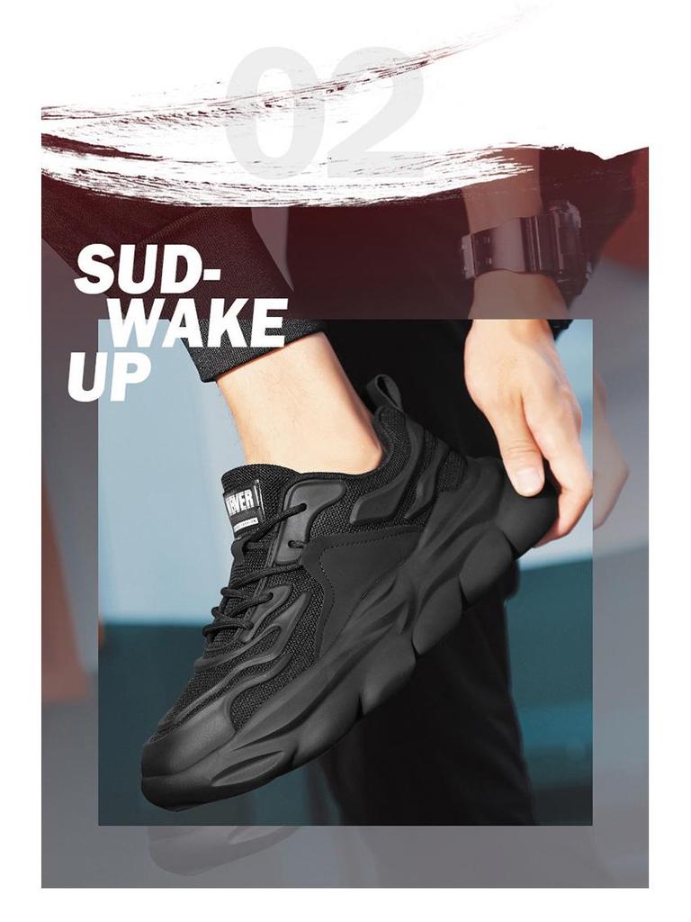 Men's 2025 Autumn Mesh Work & Casual Thick-Soled Sneakers