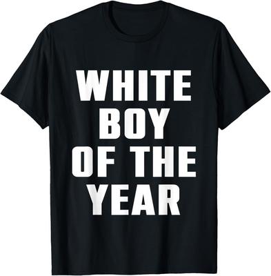 Tričko Bílý kluk roku unisex tričko