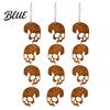 Classic Halloween Yard Decoration Skull Hanging Ornaments Metal Garden Sign Decorative Smooth Finish Decor Shaped Tags for Indoor Outdoor Anti-rust