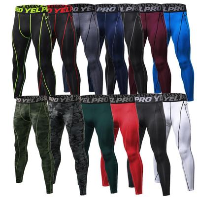 Mens Running Pants Tight Jogging Training Home Gym Fitness Quick Dry Outdoors Trousers Basketball Leggings