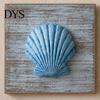 Coastal Wall Decor 3D Conch/Starfish/Shell Wooden Art, Distressed Style Decoration, Mediterranean Ocean Inspired for Bedroom Living Room or