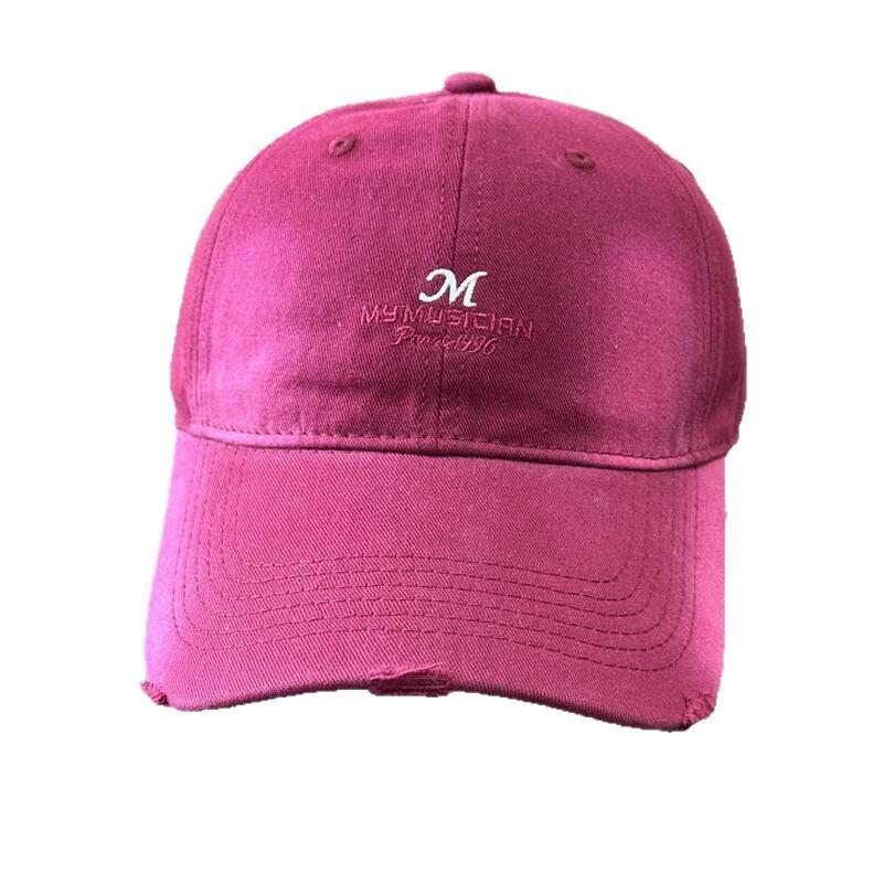 Spring And Summer Simple Letter Embroidery Baseball Cap Children'S Casual Versatile Soft Top Cap Shows Small Face