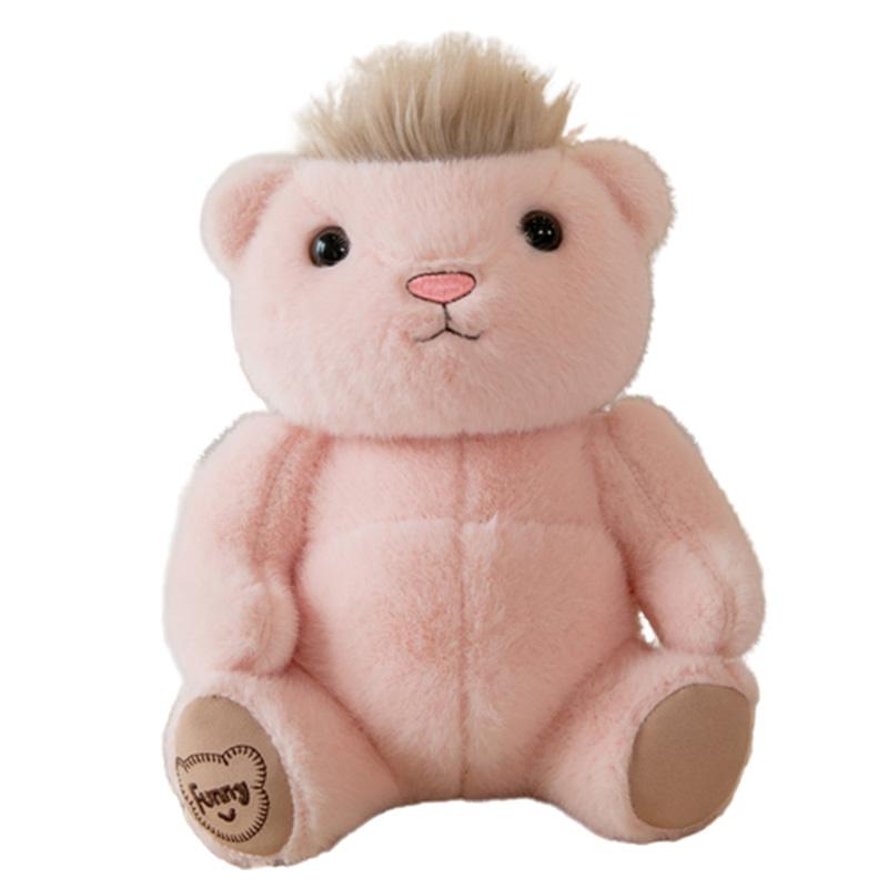 

Bear Adorable Soft Change Expressions Jointed Teddy Lovely Stuffed Toy Plush рожевий