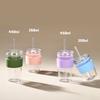 350Ml Tritan Straw Cup Milk Tea Cup Coffee Cup Multi-Color Belt Waist Sleeve Straw Water Cup
