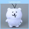 White Bear Plush Keychain Cartoon Soft Toy Popular Girl Gift For Bag