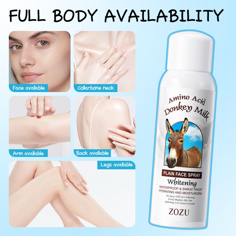 

Donkey Milk Whitening Serum Face Brighten Anti-aging Smooth Essence Dark Spots Removal Shrink Pores Skin Care Korean onesize