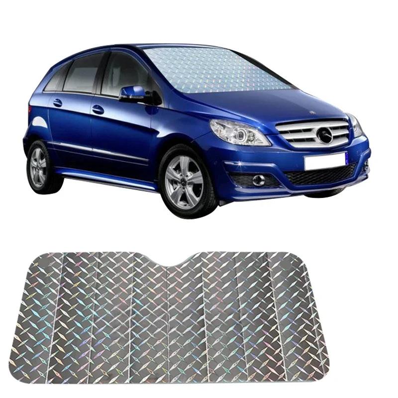 

Car Laser Front Window Sun Shade Mat Pad Thick Laser Season Thermal Insulation Visor SUV Off-Road for Auto Styling Accessories