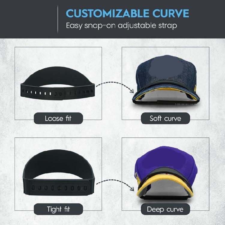 Efficace dispositivo per curvare i bordi dei cappelli da baseball Strumento per modellare le curve del cappello Fasce per curve del cappello