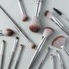 14-Piece Beginner Makeup Brush Set: Eyeshadow, Powder, Blush, Concealer & Nose Shadow Brushes with Soft Bristles