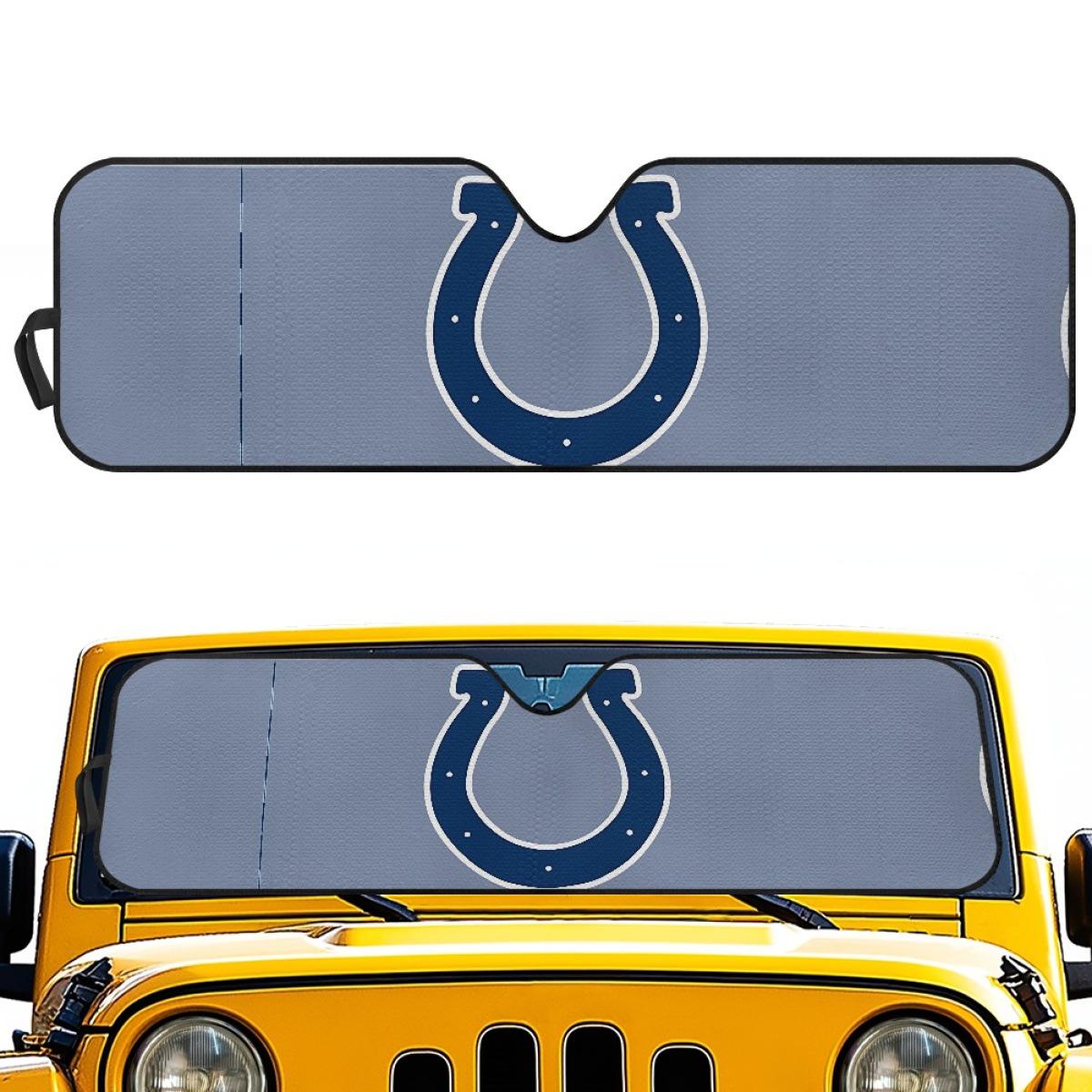 

Indianapolis Colts Custom Photo Windshield Sunshade with Insulated Mat for Off-Road Vehicles