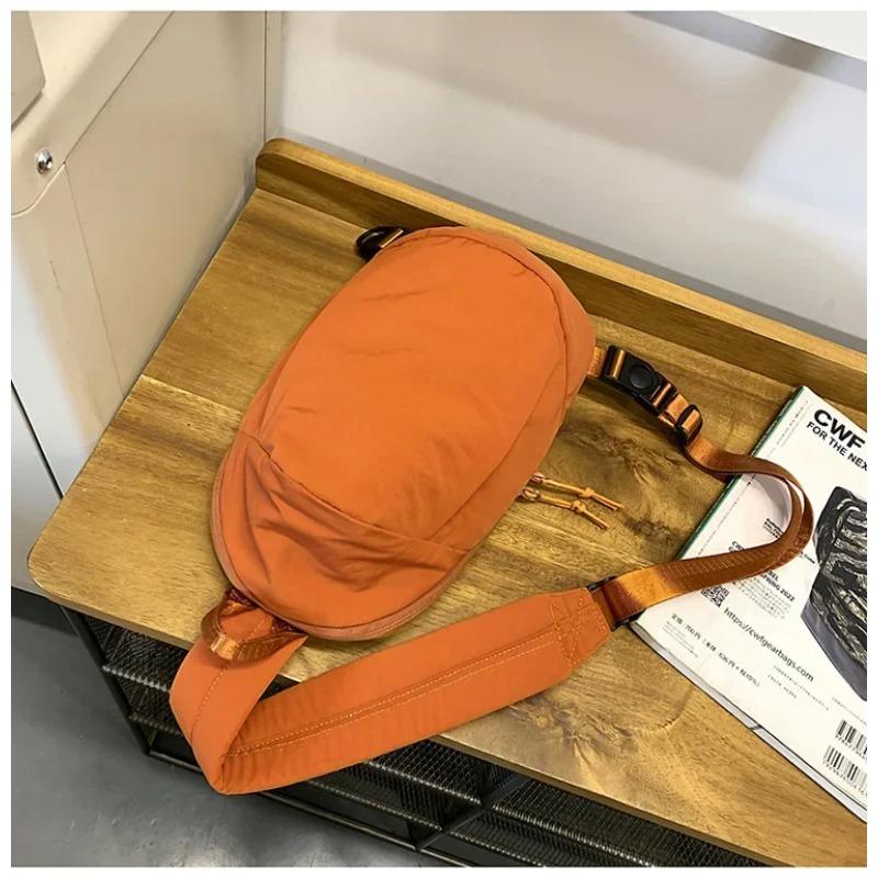 Light Multi-pocket Men's Crossbody Chest Bag Casual Nyl Waterproof Female Handbags Outdoor Sports Portable Women Shoulder Bags