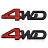 [NEGUES] 4WD Sticker Emblem Car Sticker General Purpose 16mm X