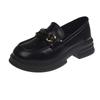 Fashion 2025 New Casual Comfortable Flats Loafers Shoes for Women Leather Thick Sole Shoes Round Toe Vintage Daily Office Shoes