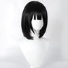 Anime Cosplay Wig, Qiao Ling Black Bob Short Hair High-Temperature Fiber Synthetic Hairpiece