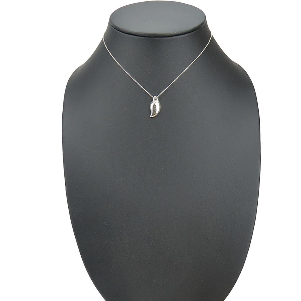Used TIFFANY&Co. Necklace Leaf Motif Silver925 3.4g Silver El Saperetti