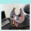 Fashion Ethnic Style Crescent Bag With Tassels And Chain For Daily Women