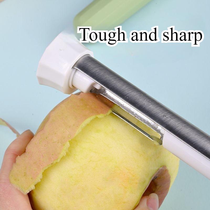 1PC Stainless Steel Extractor Fruit Corer Peeler Apple Corer Pitter Pear Bell Twist Fruit Stoner Apple Parer Pitter Gadget