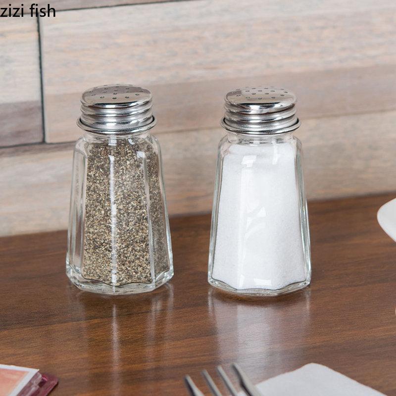 Small Glass Seasoning Bottle Pepper Bottle 2pcs Kitchen Spice Container Condiment Bottles Spice Bottles Seasoning Jar Organizer